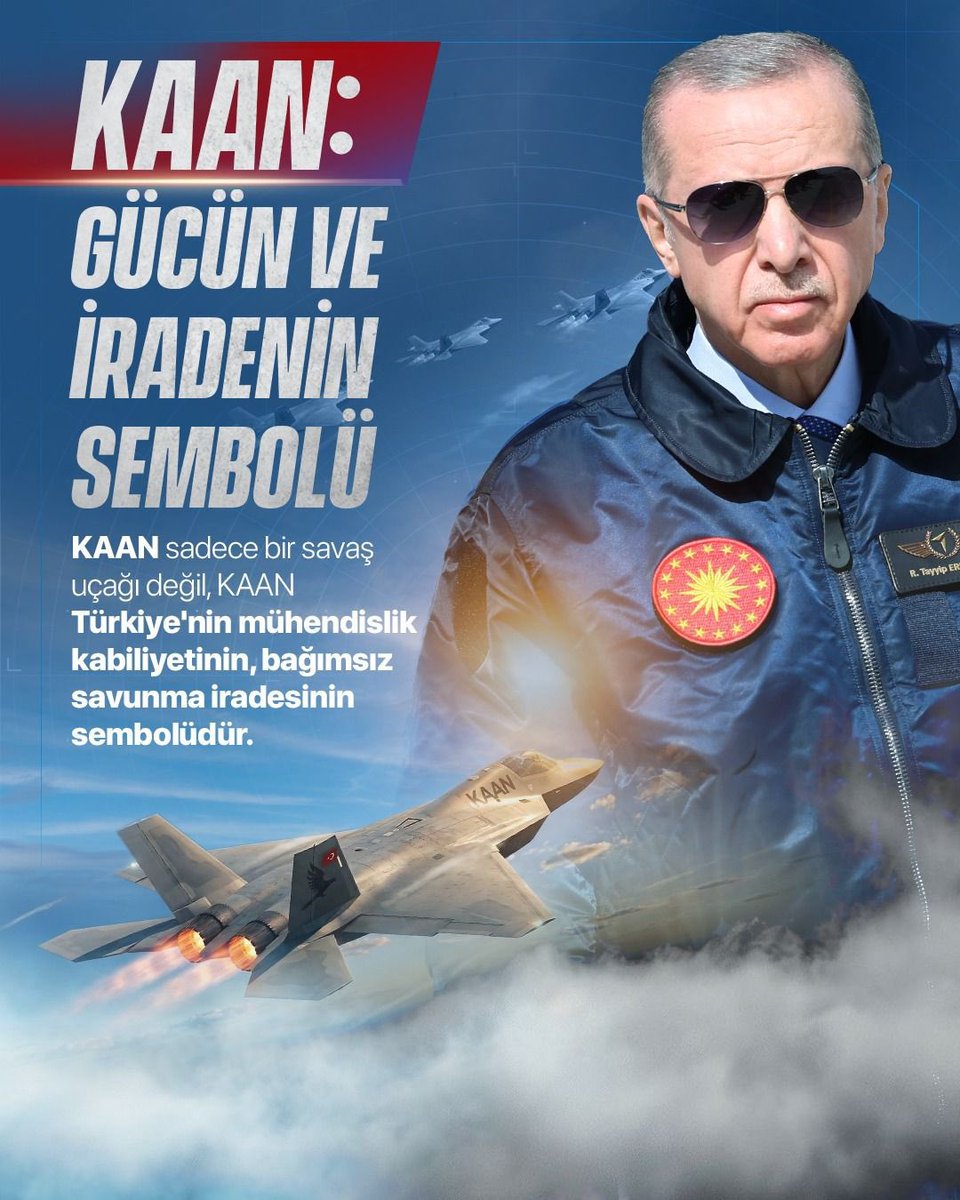 kad_samsun's tweet photo. KAAN, Türkiye’nin yerli ve milli savunma sanayisindeki kararlılığının, mühendislik gücünün ve bağımsızlık iradesinin somut bir göstergesidir. Ülkemizin havacılık alanındaki vizyonunu ileriye taşıyan bu önemli proje, güçlü yarınların inşasında stratejik bir rol üstlenmektedir.

#GüçlüLiderGüçlüTürkiye
#SAHA2026
@avtugcedagdemir