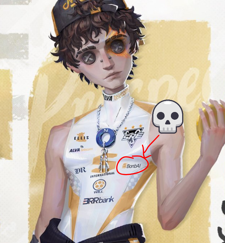 margiesashtray's tweet photo. @tatsunbun one of the in-universe sponsors for esports skins https://t.co/T8PCcrSeH2
