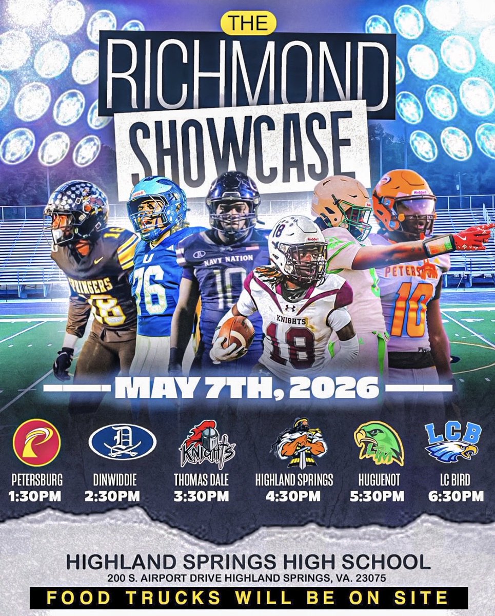 HuguenotFB's tweet photo. This Thursday! All college coaches are welcome! Closed to the public.

#HuguenotFootball | #LTM https://t.co/JlVUiVBxM4