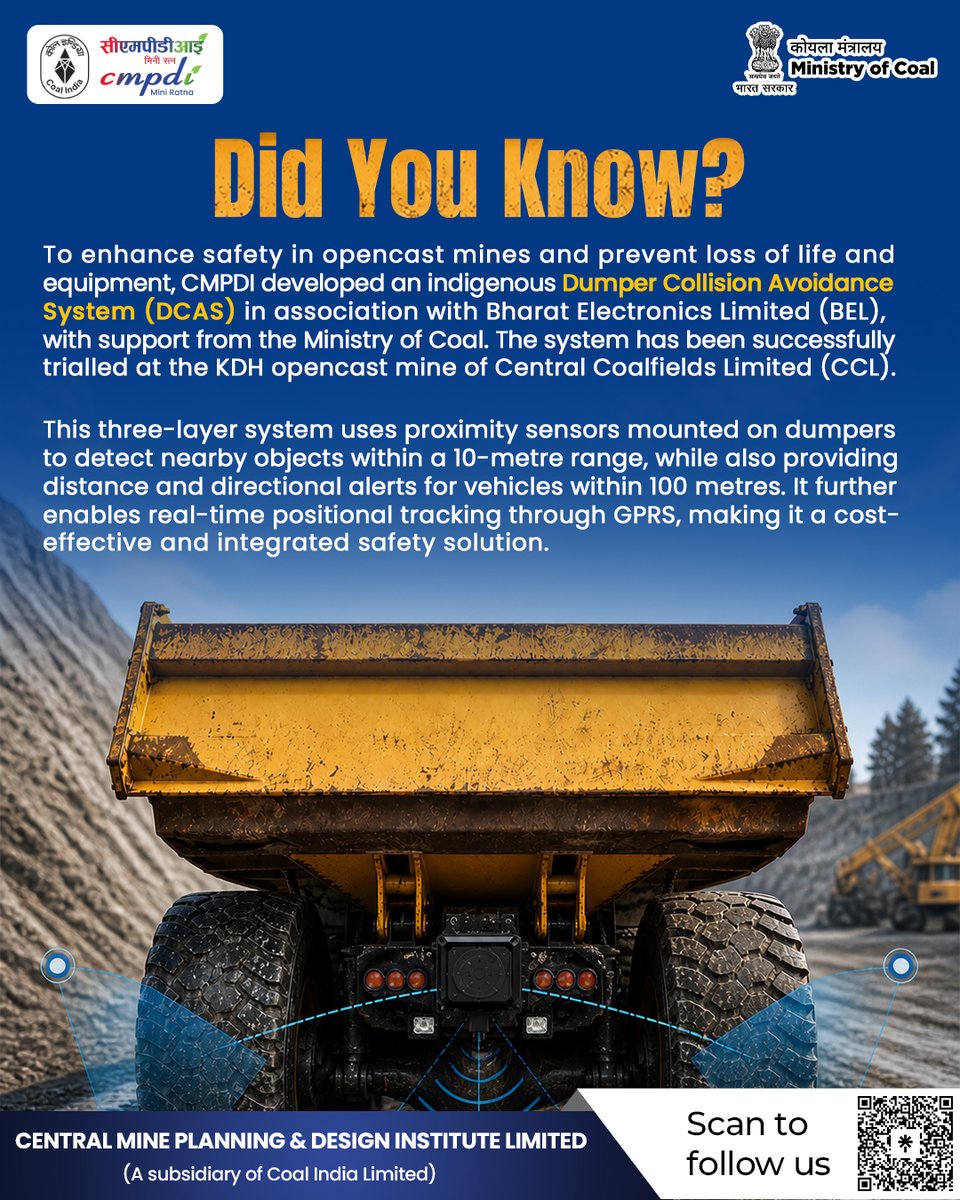 cmpdil's tweet image. Did You Know?

@kishanreddybjp  @satishdubeyy
@CoalMinistry  @CoalIndiaHQ 
#CMPDI #CIL #mining #sustainability