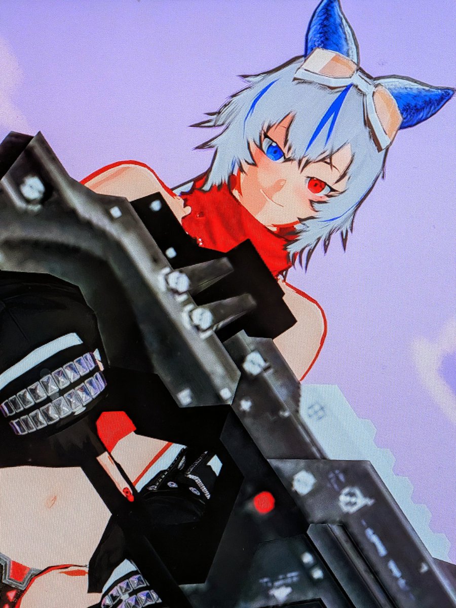 PSO2(NGS)@雫　ある程度アクセと服装で再現キャラ出来る tweet media