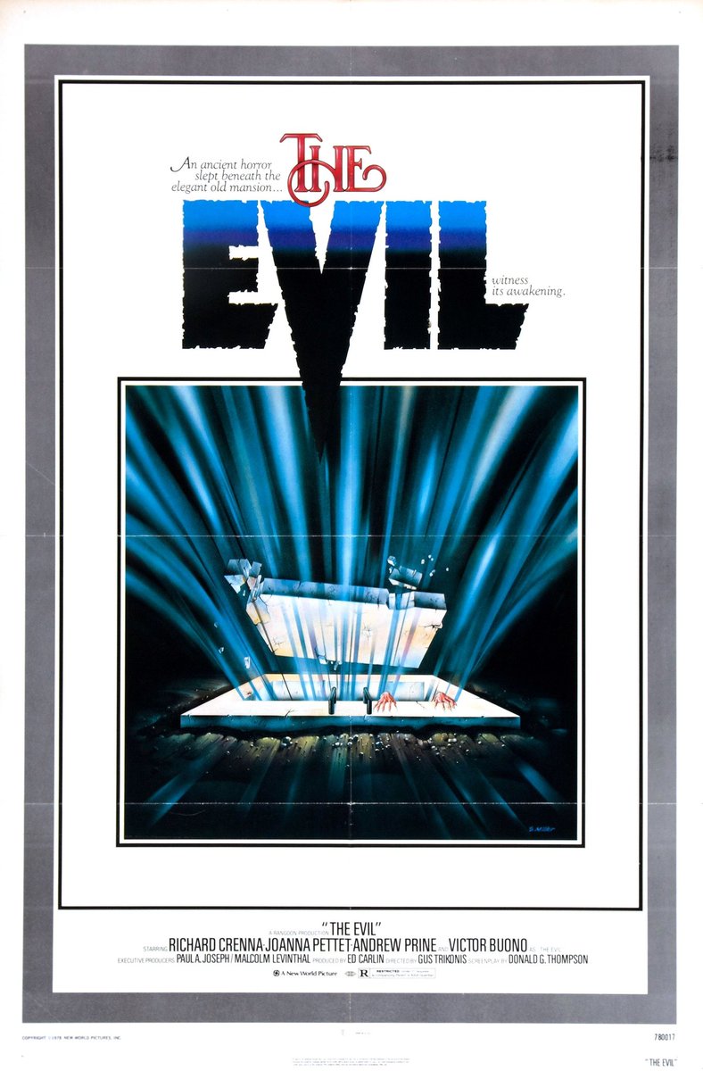 ShippyXX's tweet photo. Today in horror history.. 
Released in US theaters on 5/5/78:
The Evil (1978)
Supernatural Horror 👻 https://t.co/9Bk9ddfqob