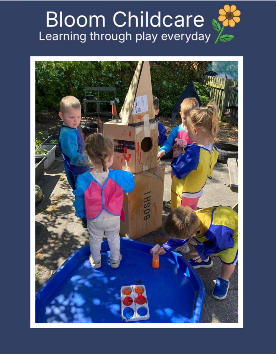 BloomCCFun's tweet photo. Our Northwood children celebrated World Space Day building rockets &amp; exploring sensory “space” experiments! Hands-on play supports early STEM, creativity &amp; problem-solving while sparking curiosity about the universe. #WorldSpaceDay #LearningThroughPlay #STEM #EarlyYears https://t.co/jj7mF5LkBT
