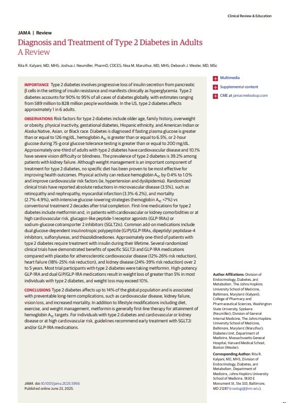 SOMELaguna's tweet photo. 🍭🩸Diagnóstico y Tratamiento de la Diabetes Tipo 2 en Adultos

🔰📚JAMA

doi:10.1001/jama.2025.5956

Enlace a Artículo Completo👇🏻🆓✅
https://t.co/rPEDXf5xvO https://t.co/piUC2uR5X2