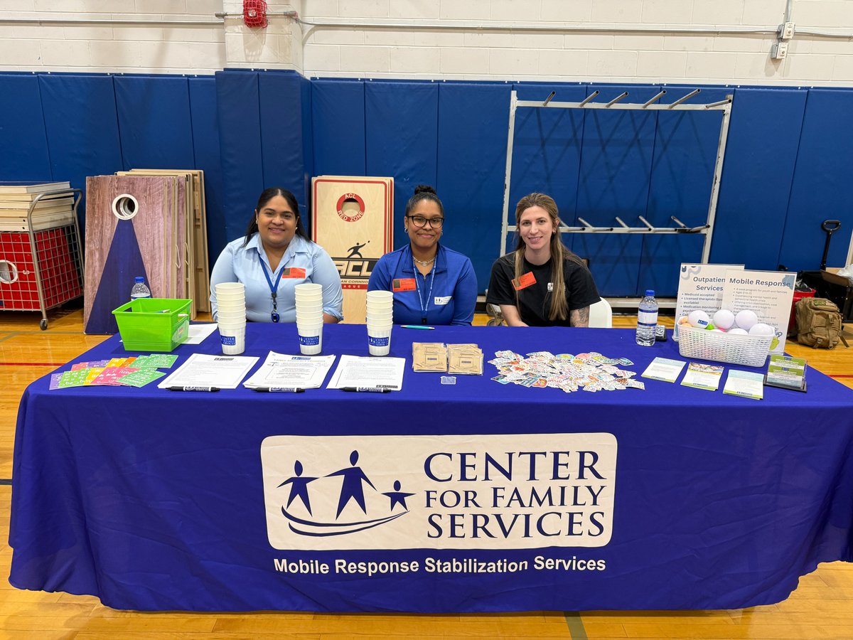 centerffs's tweet photo. Shout out to all staff attending and hosting community events! Great job building connections and helping individuals, children and families reach their full potential. 
To learn more about Center For Family Services program and continuum of care, visit https://t.co/SKSibMM3ck https://t.co/eKLlXI4hEW