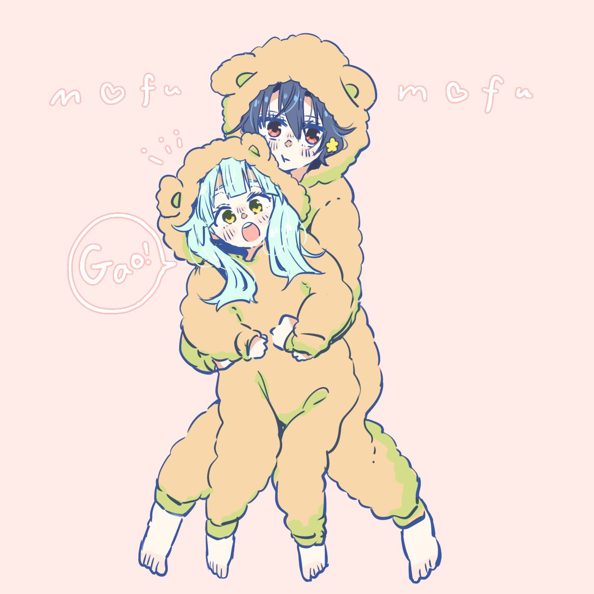 「もふもふ末っ子組」|櫻田 円のイラスト