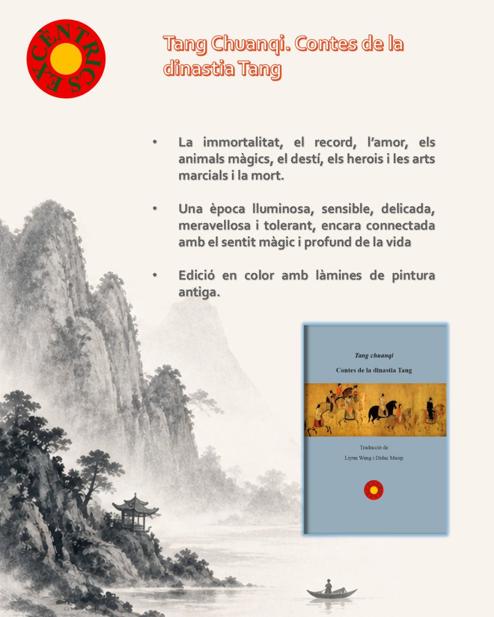 excentrics2026's tweet photo. Aquest divendres presentarem el segell i els primers dos títols a Casa Fahrenheit a Barcelona, us hi esperem! 
@CasaAsia @ConfuciBCN @xines_cat @TraduccioUAB @lletres @Ixorai_llibres https://t.co/beHsvC6iy3