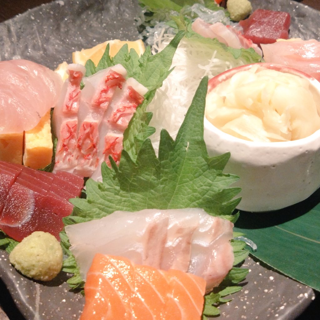 GW4日目、刺身のガリ美味すぎ問題＼(^o^)／