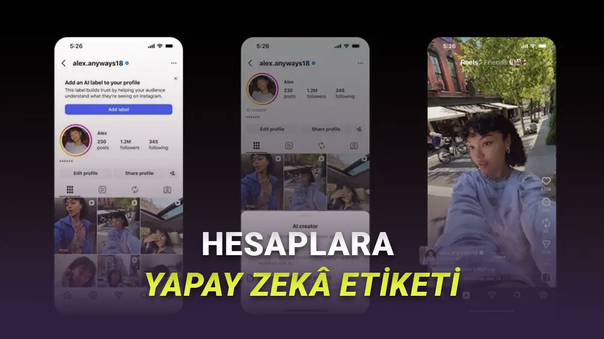 Tabtelescop's tweet photo. Instagram, Sürekli Yapay Zekâ İçerikleri Paylaşan Hesaplara Etiket Ekleyecek.

Bu etiket, profilde hesabın düzenli olarak yapay zeka oluşturma araçları kullandığını belirten ek bilgiler içerecek. https://t.co/V8hKO8hIPU