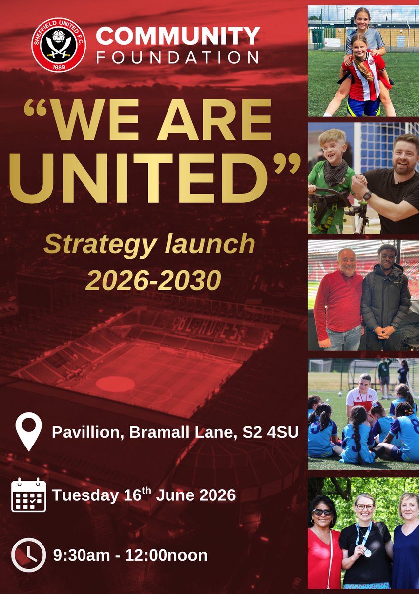Sheffield United Community Foundation tweet media
