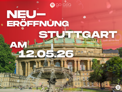 Wir eröffnen in #Stuttgart unsere 3. #goasia Filiale 😍
Mehr Infos findest Du auf Instagram oder auf unserer Webseite 🌐goasia.net