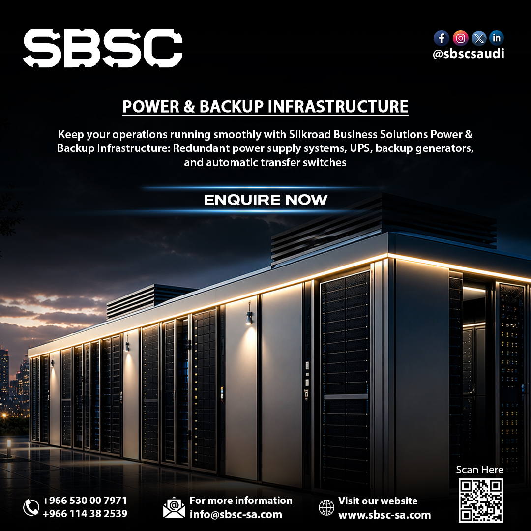 sbscsaudi's tweet image. Powering Your Digital World with Reliable Data Centers💻

#DataCenter #PowerSolutions #Reliability #Efficiency #Sustainability #cloud #technology #cloudcomputing #data #cybersecurity #networking #network #dataprotection #tech #server #bigdata #cloudstorage #telecom #cloudservices