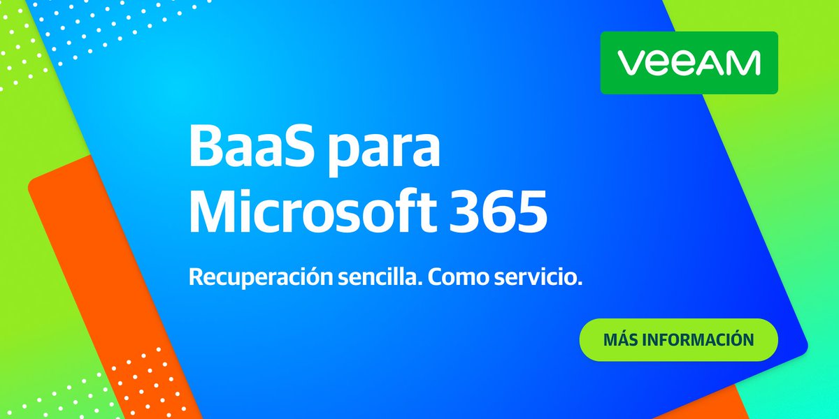 lsnsas's tweet photo. Información de los expertos. Con la NUEVA demostración, conozca más sobre la arquitectura de #Veeam Backup for #Microsoft365, opciones de almacenamiento, consejos para gestionar repositorios y más. https://t.co/rBnGfNb2hp. https://t.co/bTLT6gtAmd