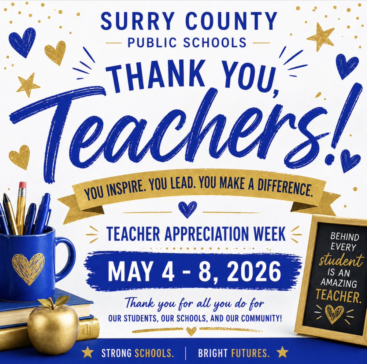 HerbertMonroe6's tweet image. Schools are more than classrooms. They are communities built on Connection, Communication, Collaboration, and CARE! Let’s Thank all dedicated educators this week and beyond for ensuring our students are life ready!
#Cougarpride
#teacherlife
#Appreciationweek
#Awordfromdoc