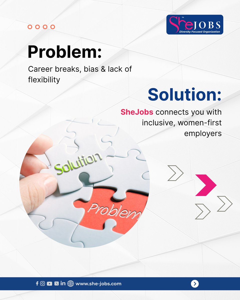 SheJobs's tweet photo. Still applying but not getting anywhere?

From curated opportunities to real career growth, everything here is designed to move you forward, not keep you stuck.

Submit your resume at https://t.co/FaYe3aRKE3 today!

#careergrowth #resume #jobportal #shejobs https://t.co/RnNN6r7n7V