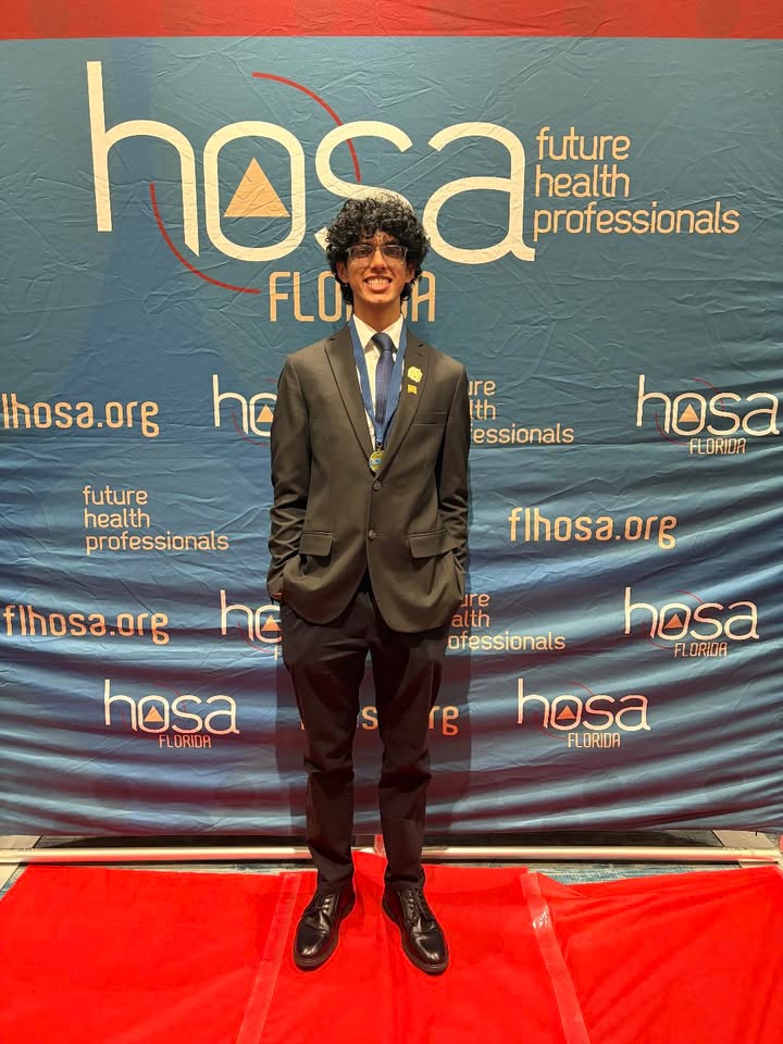 More exciting news from HOSA! Congratulations to two outstanding  Beachside High School juniors, Emily Fitzsimon and Rohit Yellapragada, who  each earned 1st place in their respective Future Health Professionals state  competition events!