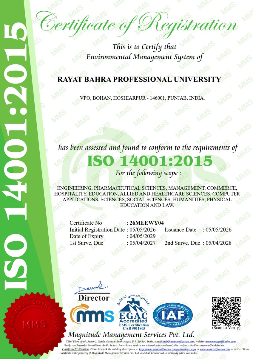 Rayat Bahra Professional University tweet media