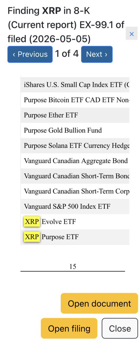 heythereRich's tweet photo. XRP just showed up where margin gets enforced and risk gets real.

Where?

CDCC (Canadian Derivatives Clearing Corp)
Options on ETFs
XRP Evolve
XRP Purpose

⸻

What is CDCC?

Clearing.

Counterparty risk
Margin calls
Trade guarantees

This is where bad trades don’t get to hide.

⸻

Now look again:

XRP sitting next to:
BTC
ETH
Gold
Index funds
SOL

Same table.
Same system.
No kid section.

⸻

This is where cross-margining starts breathing.

Netted
Posted as collateral
Used to reduce margin

That’s not trading.

That’s balance sheet treatment.

⸻

Owning an ETF is cute.

Being inside a clearinghouse with options?

That’s getting your keys to the highway.

Now you’re moving with everything else.

⸻

Yeah, it’s Canada.

Doesn’t matter.

Clearing models don’t stay local.
They get copied. Templated.

⸻

This isn’t an ETF story.

It’s XRP getting wired into:

margin
clearing
risk systems

⸻

That’s when it stops being a trade…

…and starts being something they have to manage. Closer. 
@beyond_broke