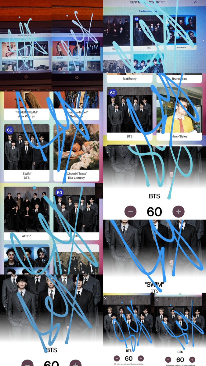 sejii⁷ | VOTE BTS ON AMA'S🥷🪭 tweet media
