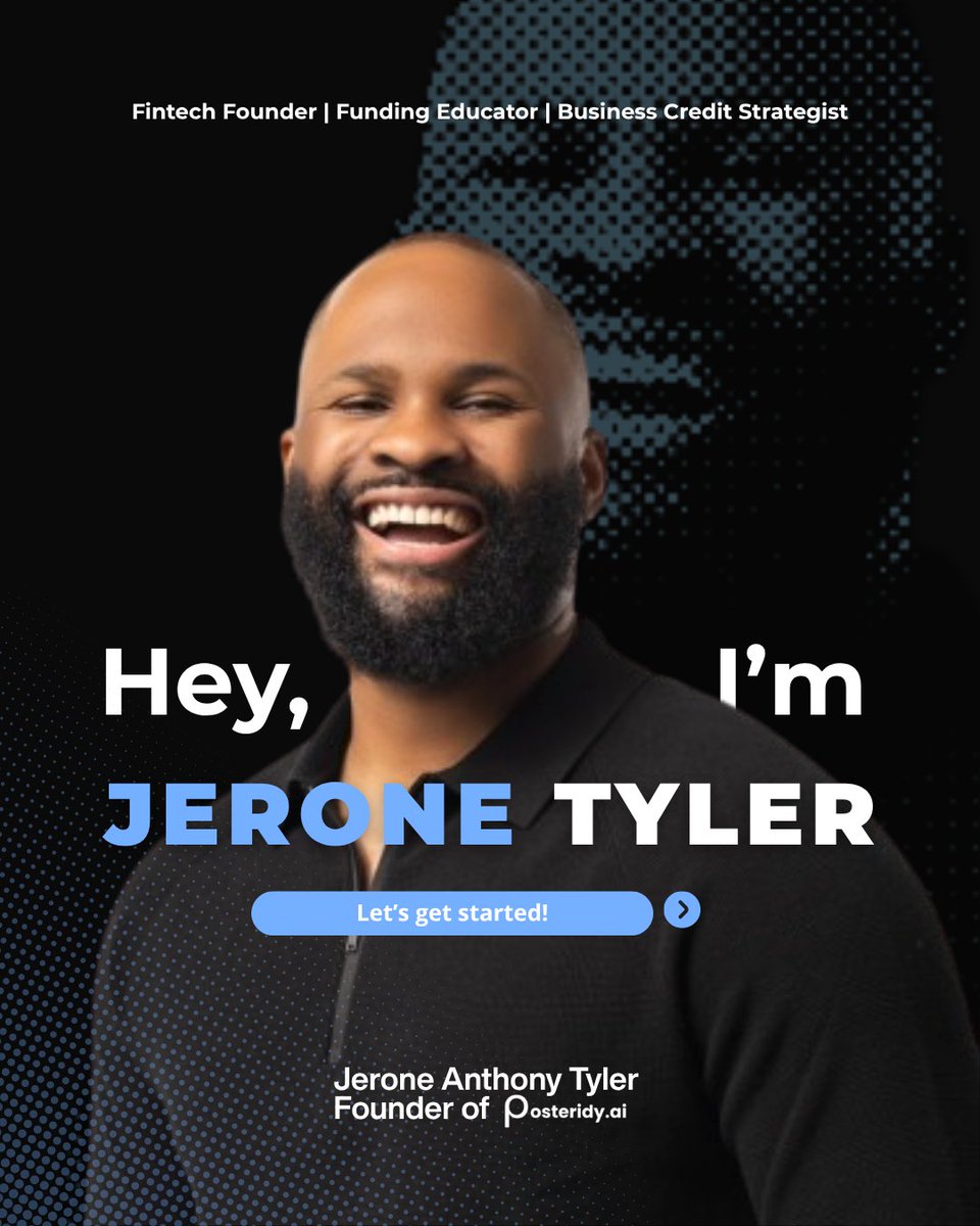 JAnthonyTyler's tweet image. I started my journey in 2018 as a dealership salesman 🚗

That’s when I began building my relationship with Chase Bank and learning how funding really works 🧠

#BusinessCredit #EntrepreneurJourney #WealthBuilding #FundingStrategy #FintechFounder