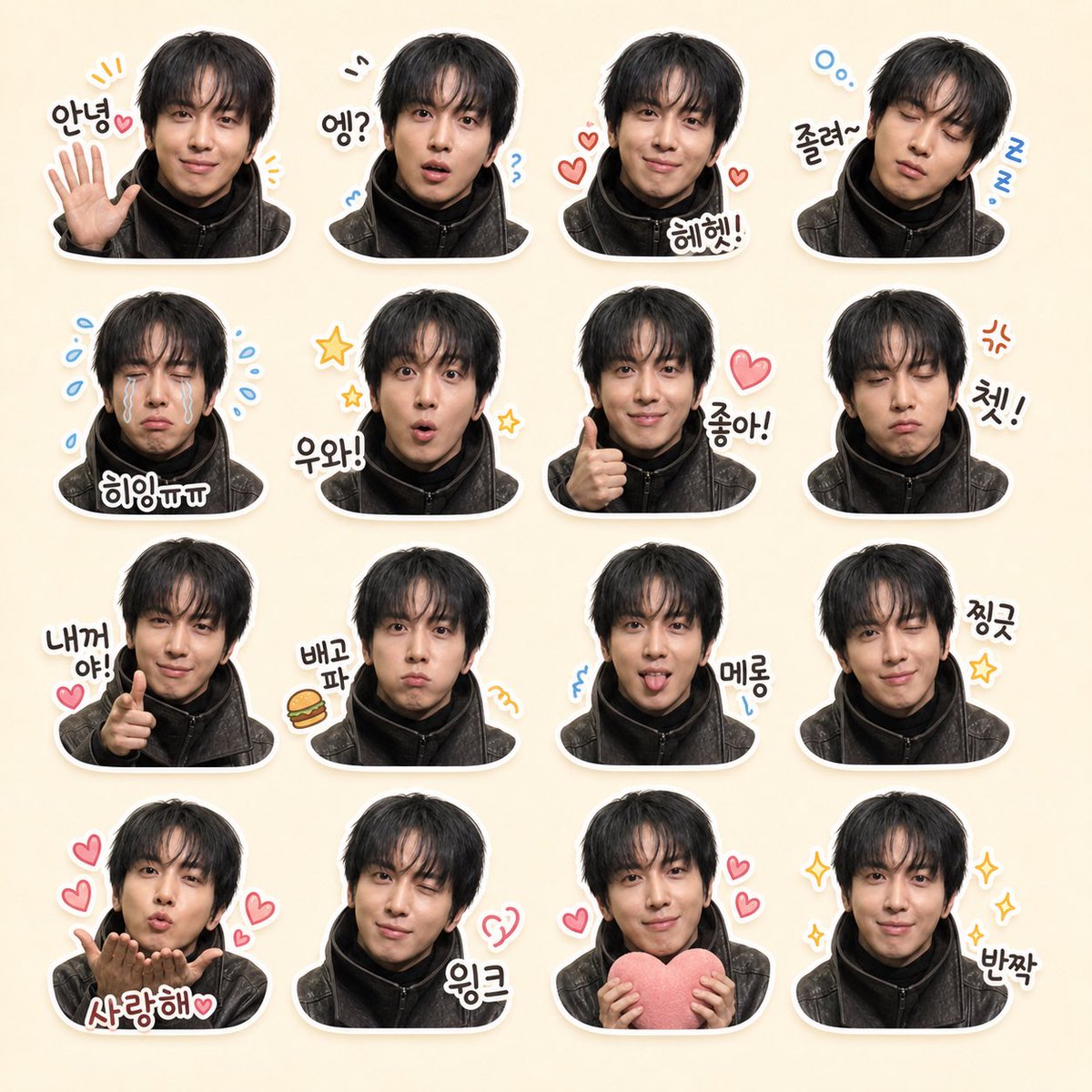 jo_ah_hae_YH's tweet photo. Gpt가 만들어 준 용화 이모티콘 soooo cute
#정용화 #JUNGYONGHWA  
@jyheffect https://t.co/ynwYMSe28k