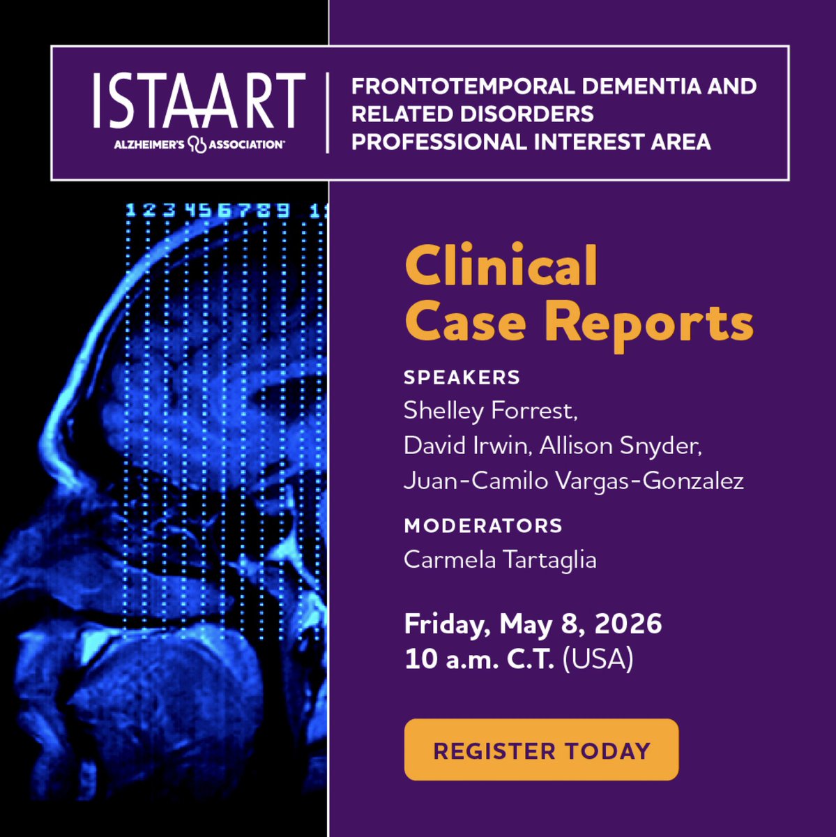 Frontotemporal Dementia and Related Disorders PIA tweet media
