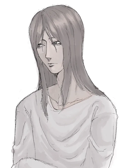 長髪男