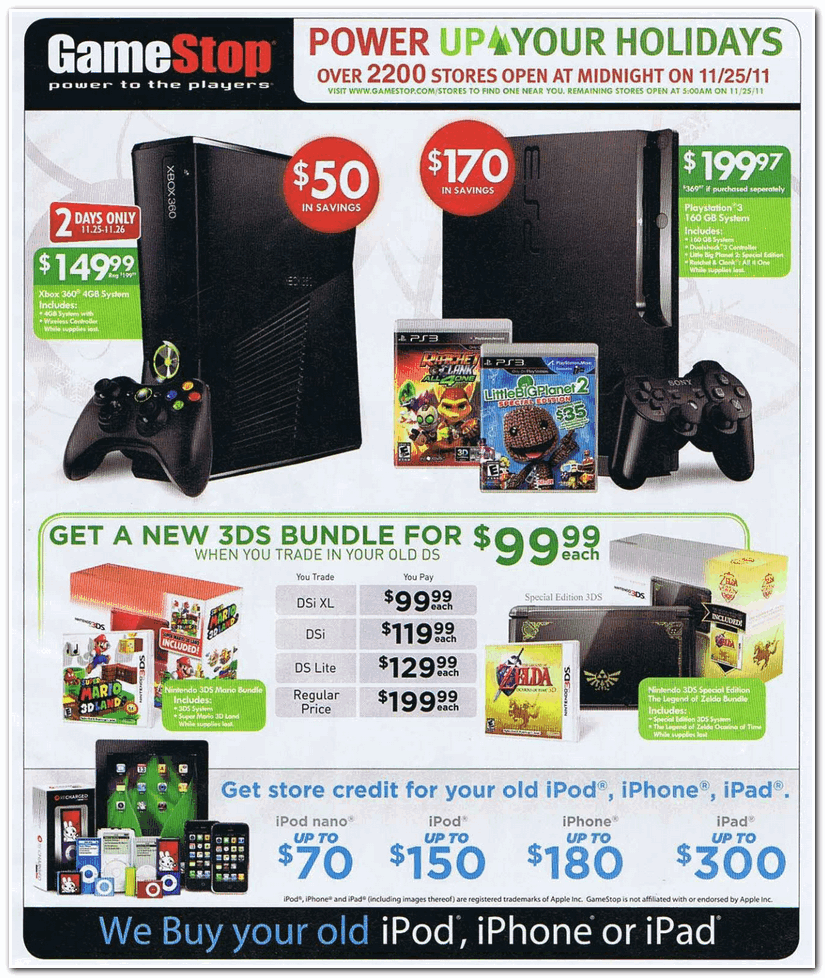 VideoGameHstry's tweet photo. GameStop ads (2011) https://t.co/VX3lFEVgVl