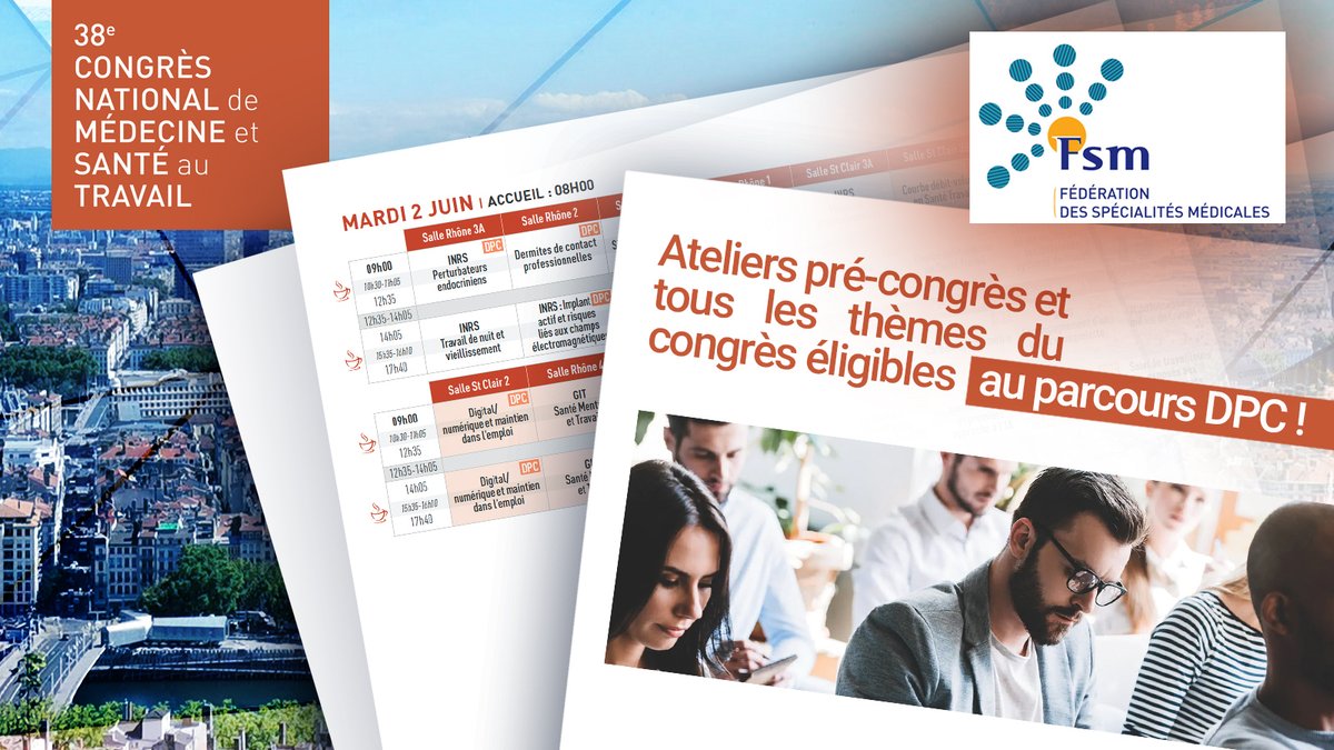 Congrès National de Médecine et Santé au Travail tweet media