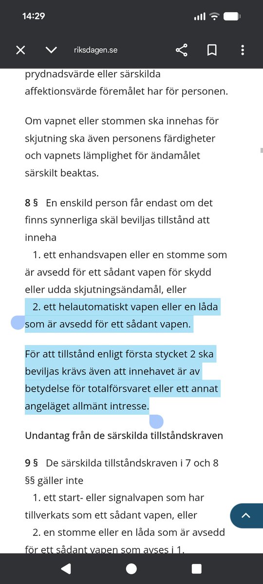SSiverud's tweet photo. @BorPaLandet @moderaterna @kdriks @liberalerna @sdriks Att helauto i praktiken förbjuds för samling är separat från referenserna ovan.
Det är dolt, men läser man de nya kraven för samling 4k 8§ tillsammans med skrivningarna i propen (ex s 104-5, 111) så innebär det ett förbud. https://t.co/3ZeMAbY2u3