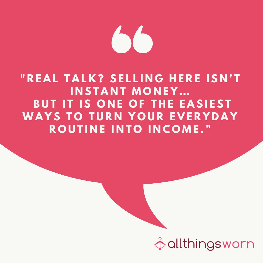 allthingsworn's tweet photo. It’s not fast cash. It’s steady cash from things you’re already wearing 💸

List them today in the link in our bio.

#AllThingsWorn #WornGoods #SideHustle #MoneyHacks https://t.co/WtASmdv7tr