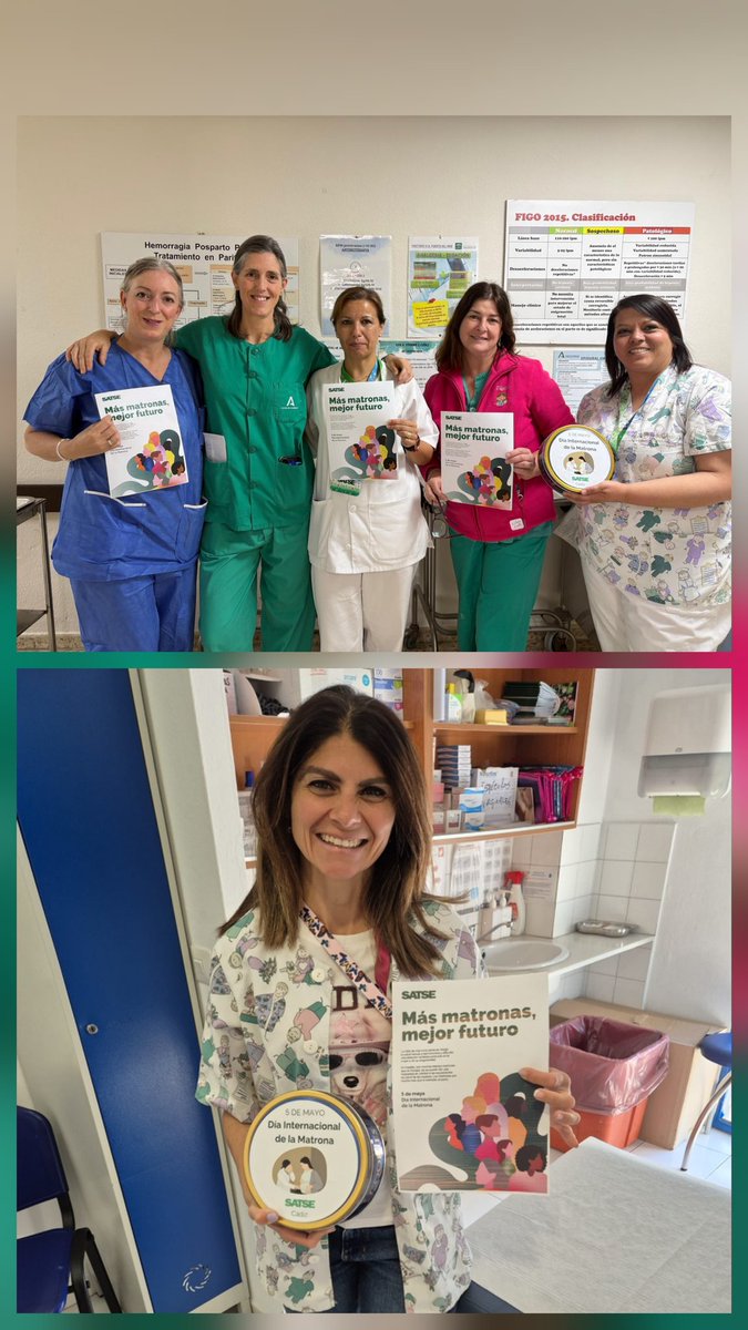 SATSE_Cadiz's tweet photo. 🤰 5 de mayo: Día Internacional de la Matrona
Satse Cadiz acompaña hoy a nuestras matronas, profesionales imprescindibles en el cuidado a la mujer en el embarazo, el parto, la prevención, la educación sexual y el climaterio.
 🔊Feliz "día de la Matrona"
🔗 https://t.co/tzrmL9UrGv https://t.co/BfZfDzAX4w