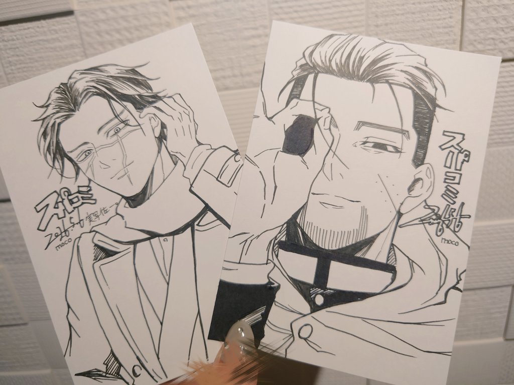 アナログ無配8枚描けたので明日スペースに置いときます〜
失敗した奴も混ざってるけどしれっと置いときます🤣