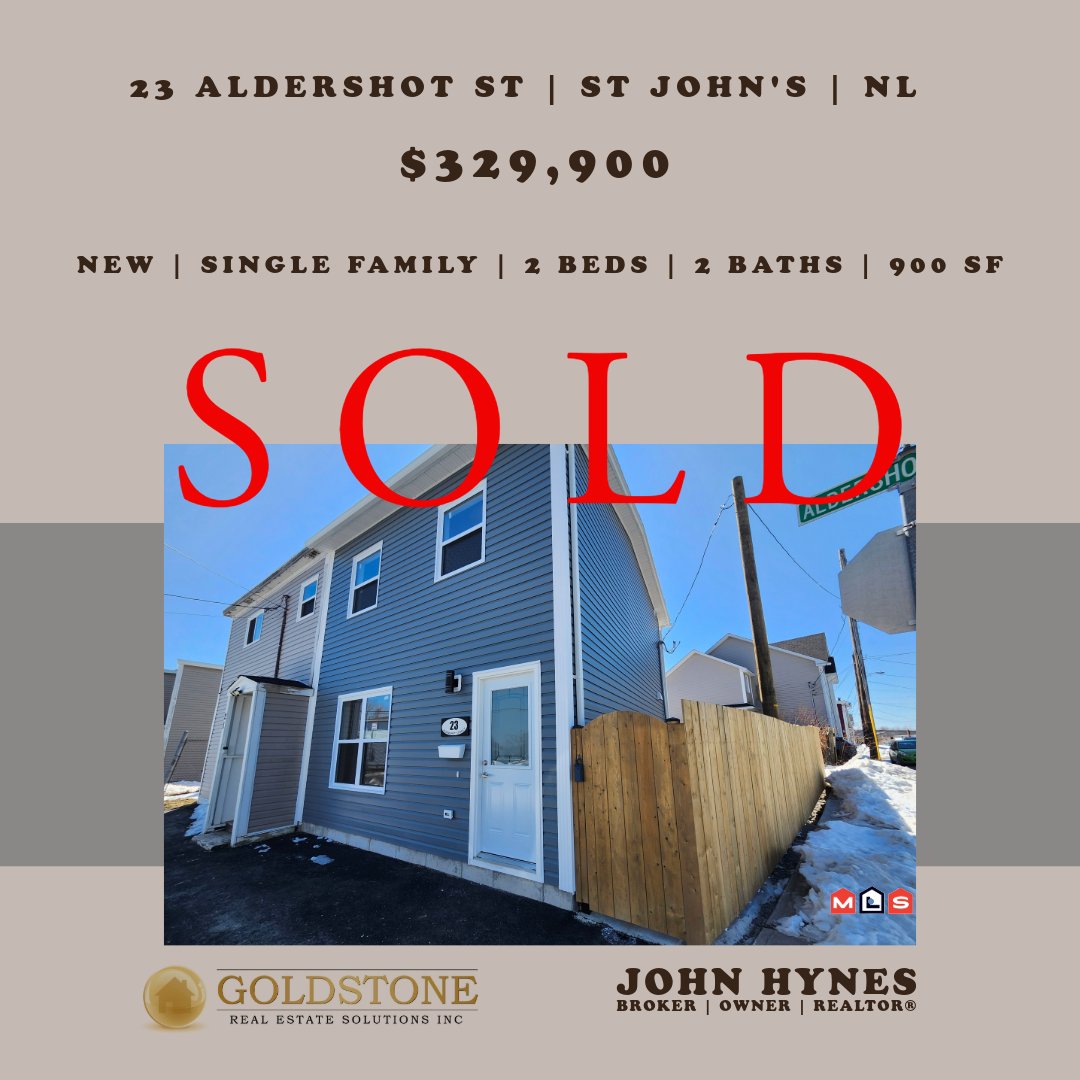 johnfhynes's tweet photo. #Goldstone #Goldstonerealestate #sold #new #newlybuilt #newbuild #newconstruction #centercity #central #stjohns #yyt #twostorey #townhouse #townhome #semiattached #nlrealestate #realestatenl #familyliving #newfoundland #home https://t.co/HWExeHNTyF