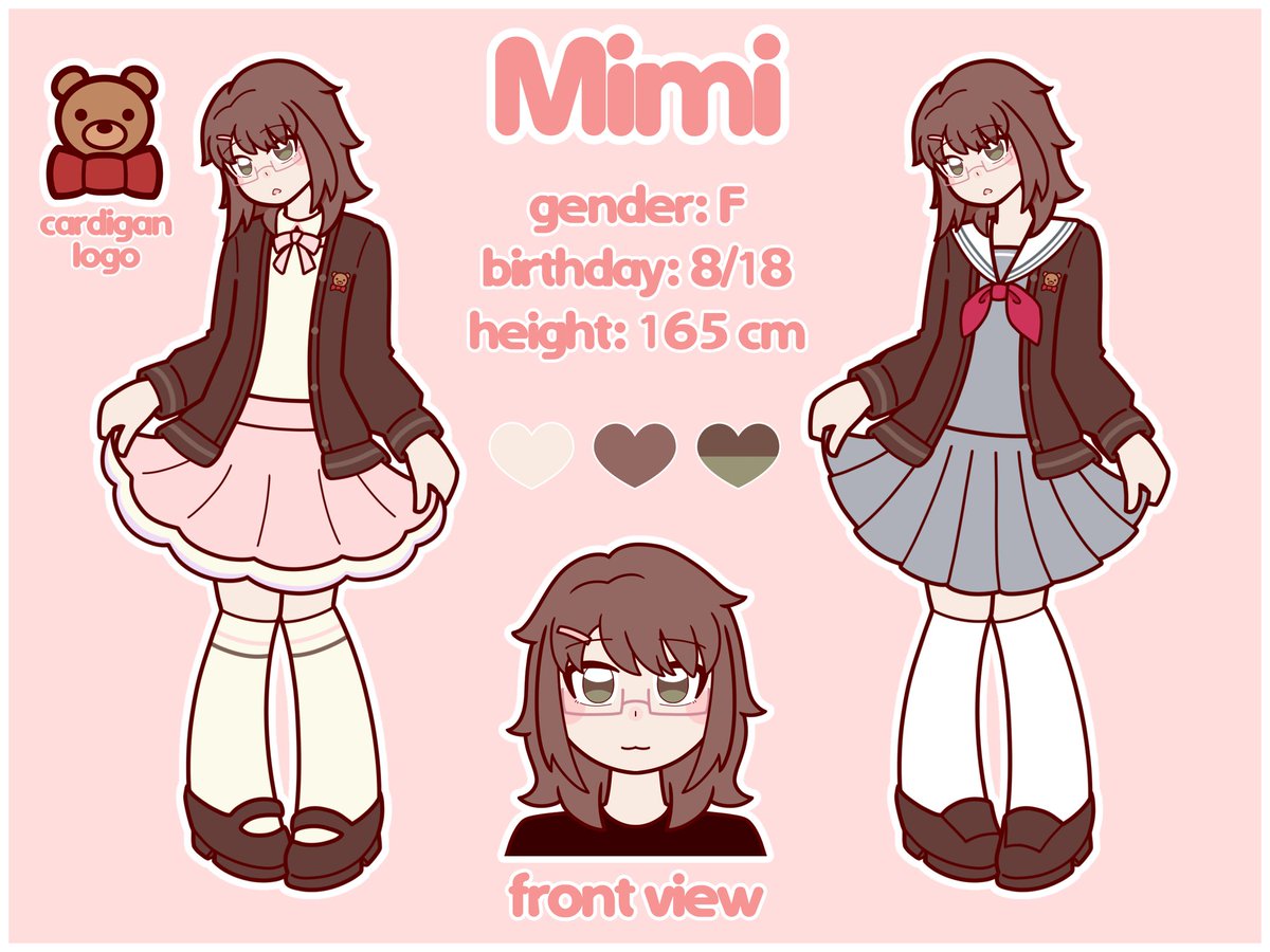 angelharus_'s tweet photo. NEW AND IMPROVED MIMISONA REF SHEET IS FINALLY COMPLETEEE NOW I CAN FINALLY GET BACK ON THE MIMIHARU GRINDSET 
what do we think guys do we like her :3

#yumetwt #prsk_OC https://t.co/kWyZ9h58HT