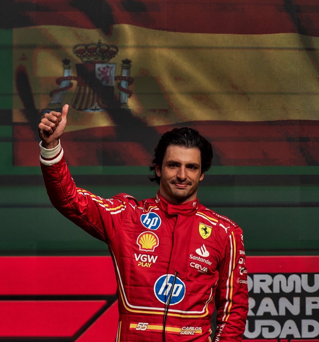 you just had to be there during the ‘24 mexico race weekend, everyone was like, ‘it’s impossible to win from pole. i’m glad my driver isn’t on pole’ and the rest is history