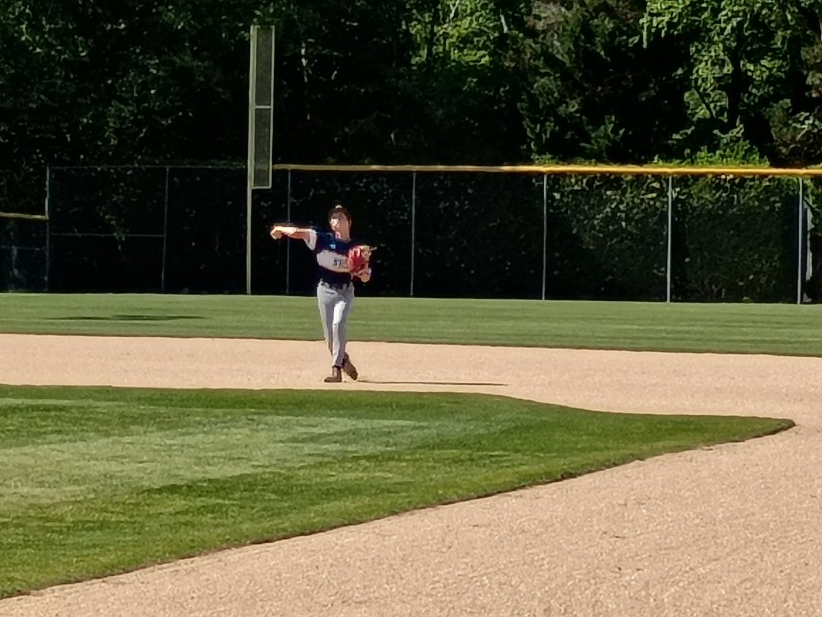 Austin_Coe_11's tweet photo. Opening round of playoffs.  We beat Grace Christian. I went 1 for 2 at the plate with a double, 1 walk, 1 hit by pitch, 2 RBIs, 3 runs scored, and 3 stolen bases.  On the mound I pitched 3 innings, struck out 5, gave up 1 hit and gave up no runs. https://t.co/4ZrVIy1qcm