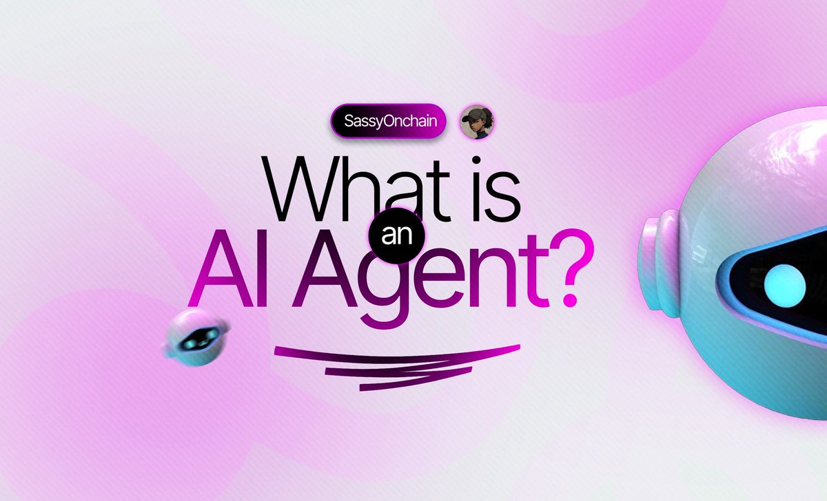 SassyOnchain's tweet photo. What even is an AI agent?

Forget all the fancy names you’ve heard, and look at it this way:

Truthfully, a regular trading bot is dumb 😂

It just follows rules you set. 

“Buy if price drops 5%.” 

Which is cool, until the market does something weird and it breaks. https://t.co/11tPwZfML0