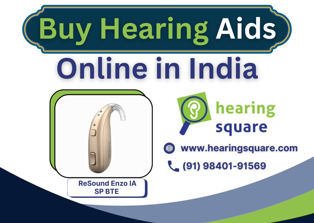 hearing_square's tweet photo. 🛒 Buy Hearing Aids Online in #India – Safe, Trusted &amp; Professional

Upgrade your hearing experience with the powerful #ReSound #Enzo IA SP #BTE, designed especially for severe to profound hearing loss.

🌐 https://t.co/Onk36vCvW1 | 📞 +91 98401 91569

 #BTEHearingAid #audiology https://t.co/Qh6llX4NP8
