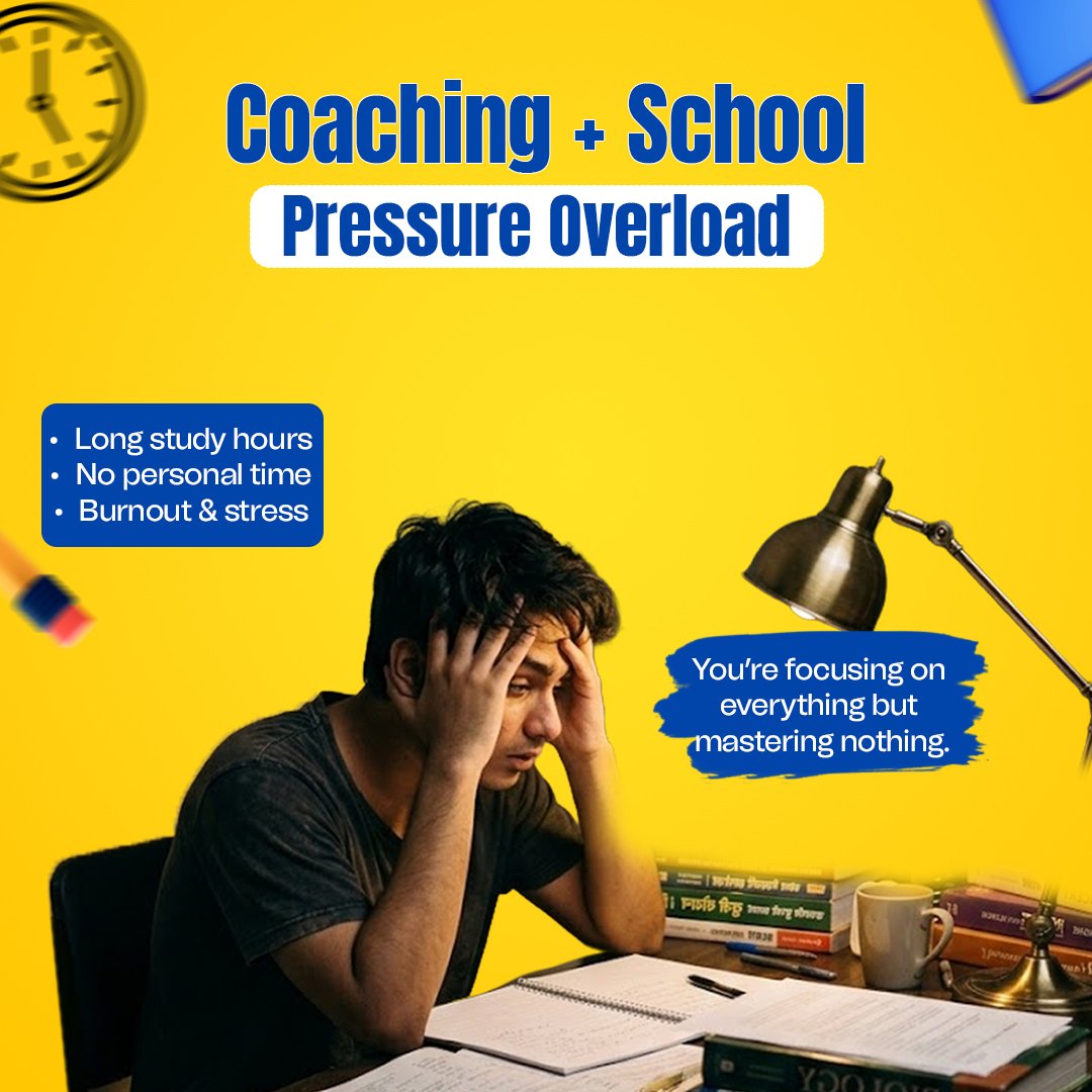 NIOSCLASS's tweet photo. JEE/NEET prep + Class 12th = overload?

What if you #focus on your #EntranceExam without #sacrificing 12th?
With NIOS:
 Flexible study
 Less pressure
 Better focus

Not a shortcut. A smarter path.
DM “NIOS” for guidance.

#NIOSClass #JEE #NEET #StudentLifeIndia #Preparation https://t.co/ygVbTWpHmz