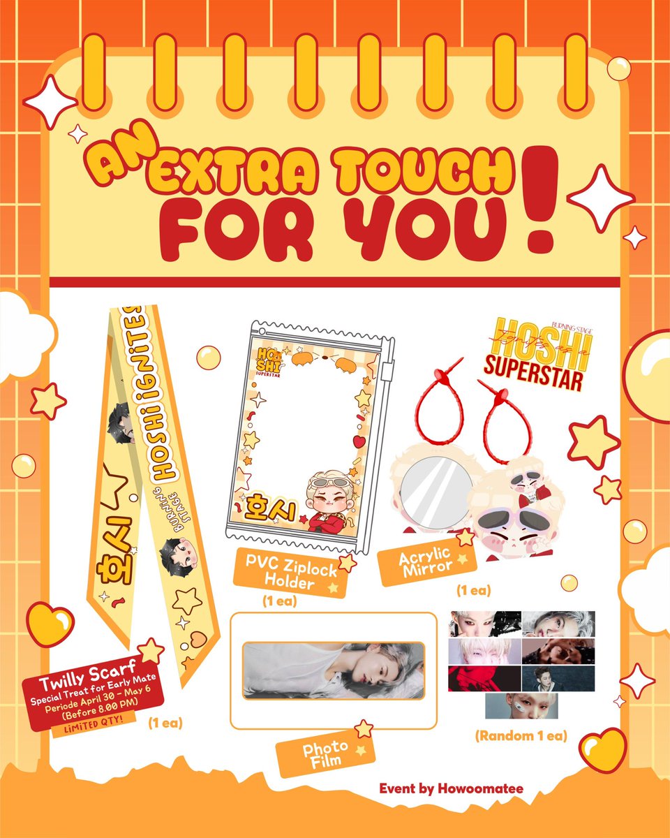 ⭐️ Hoshi's Birthday Cafe Event 2026 by <a href="/howoomatee/">HOWOOMATEE | 📌HOSHI BDAY CAFE EVENT</a> ⭐️

We’ve prepared extra goodies just for you. Get ready to be surprised! 🎁✨

📆Sunday, 14 June 2026
📍Kohi Gaol-Mayestik
💵HTM : 105.000 (Inc Drink &amp; Cookies Howoomatee)

Bagi yang sudah daftar RSVP dari tanggal 30 April - 6