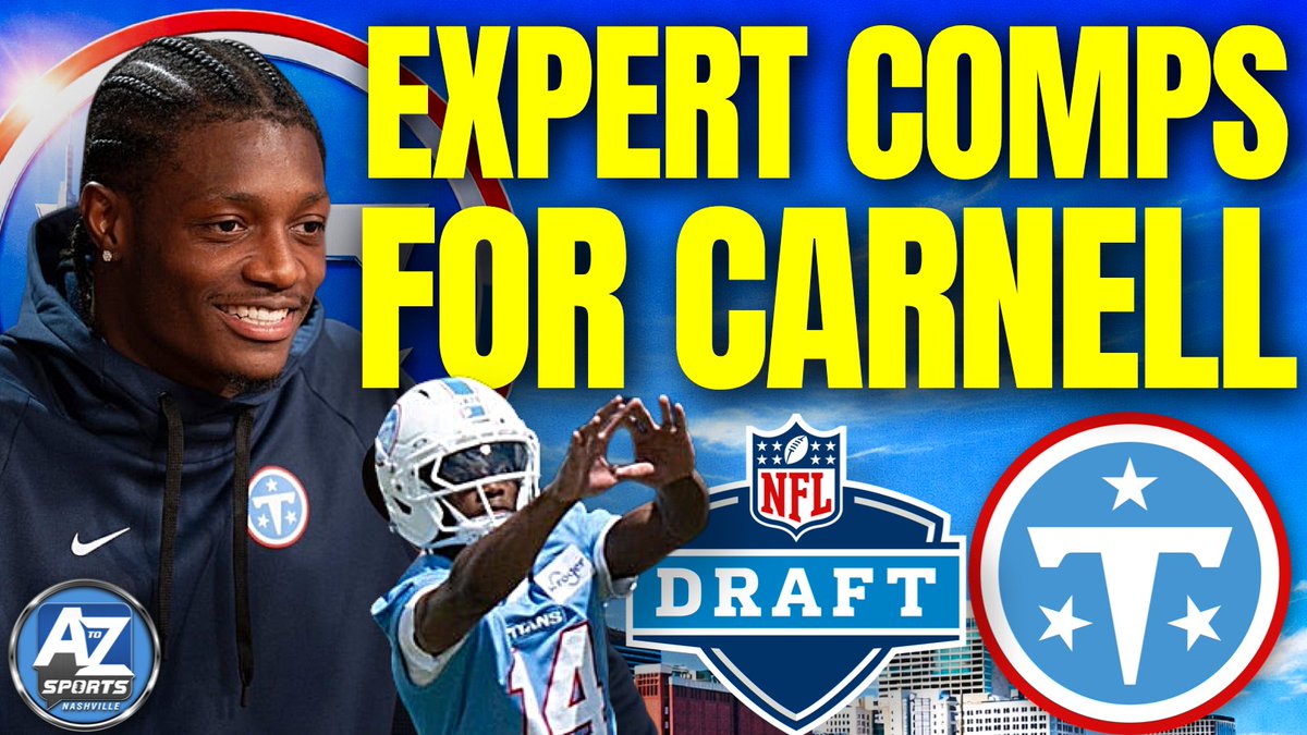 AtoZSports's tweet image. Carnell Tate's Best NFL WR Comps from Draft Experts on the Titans Rookie

LIVE youtube.com/live/zSw-oMjGS…