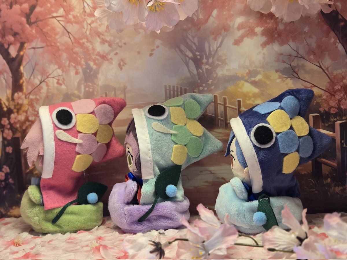 まこりんが❤‍🩹くんと✝️さんも連れてきてたので、3人で🥰❤️
🔑のプレゼント拝借してこいのぼり🎏
きゃわーーー！！