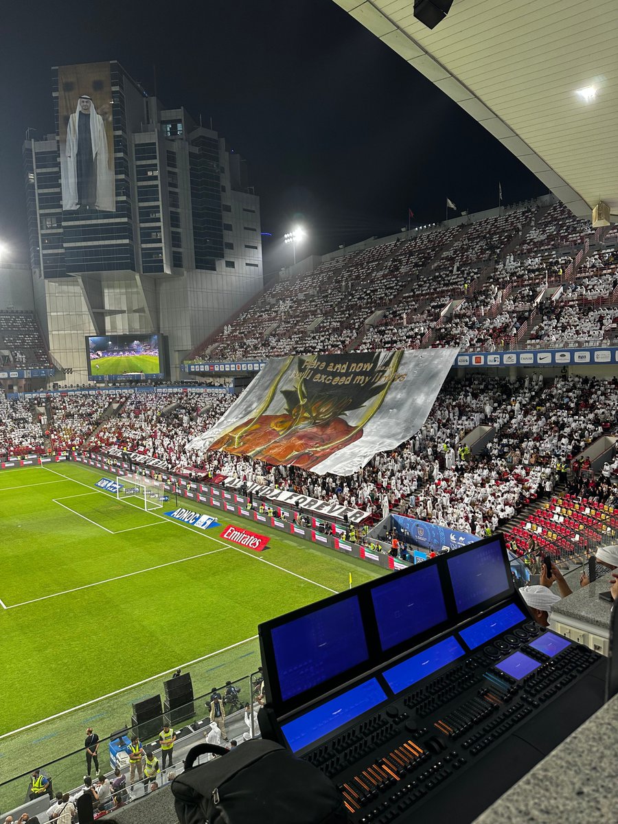 1ofcreators's tweet photo. We had so much fun at the ADIB Cup Final last week! 🏟️ Packed stadium, incredible atmosphere, and amazing creators to share it with. Thank you UAE Pro League for the invitation! 🏆 #1ofCreators #UAEProLeague #ADIBCupFinal #UAE https://t.co/X0kCy0Abvf