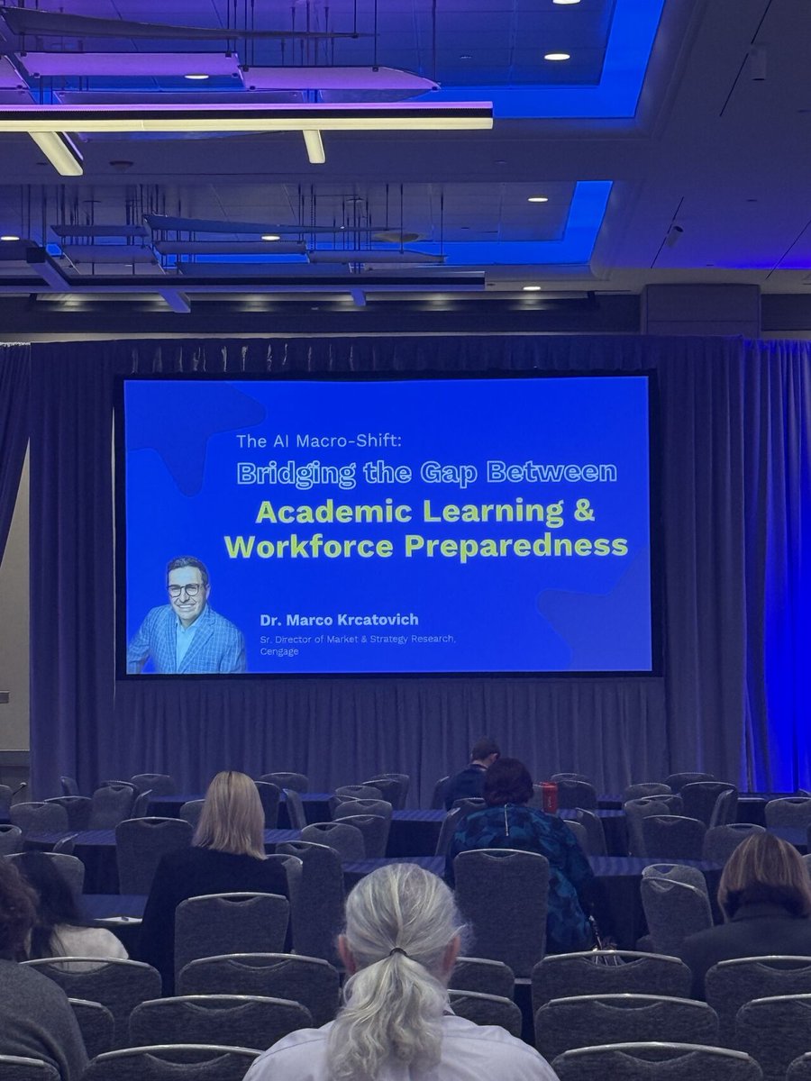 CengageLearning's tweet image. 3,500+ leaders gathered at #HLC2026 to tackle the future of #HigherEd. From #AI in the classroom to workforce-aligned learning, one thing is clear: institutions must evolve. Proud to be part of the conversation shaping what’s next.