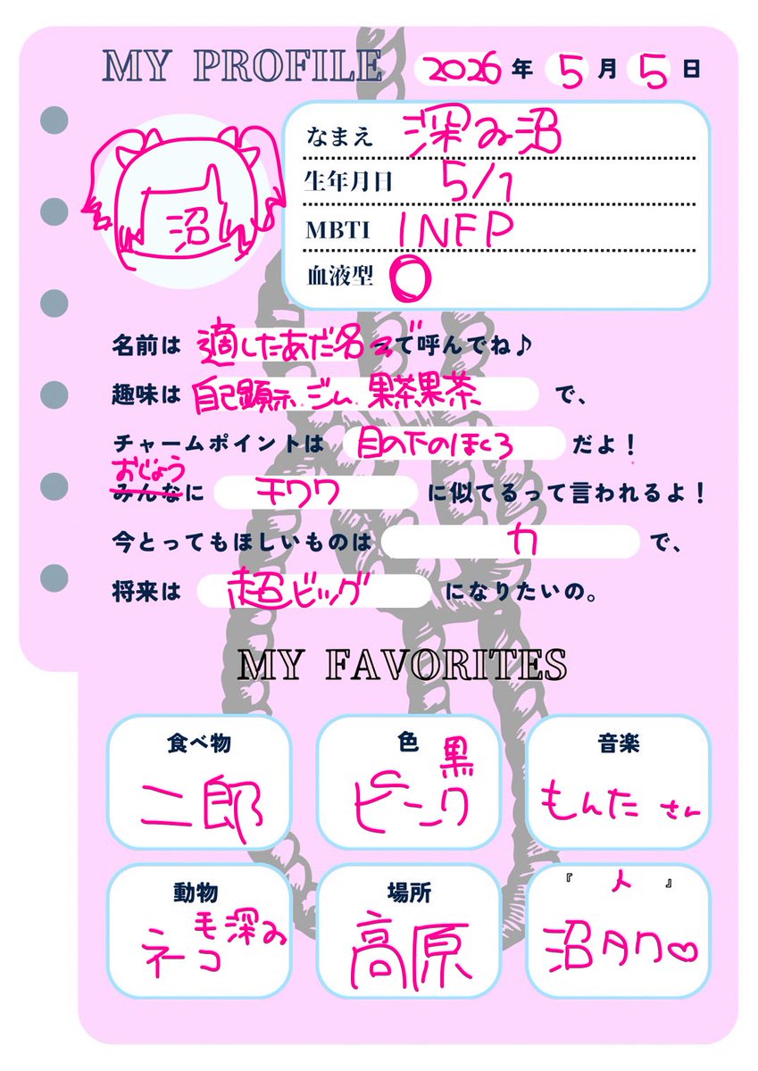 深ゐ沼【マドロミ】 tweet media