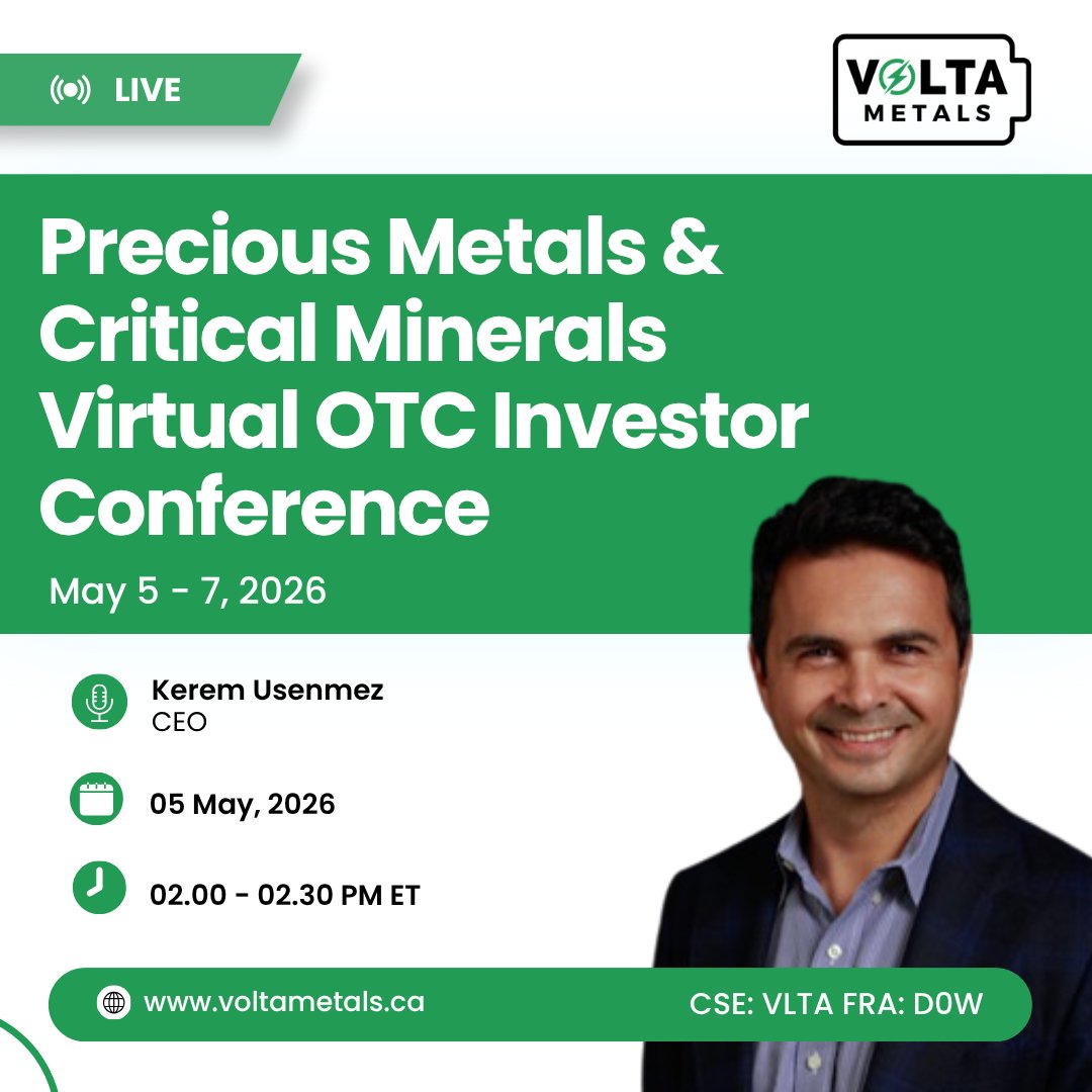 Volta Metals tweet media