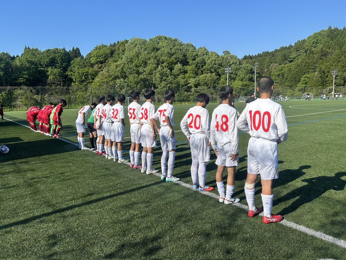 北信越ルーキーリーグ試合結果】 日本文理U-16 vs 丸岡U-16 ○4-1(2-0
