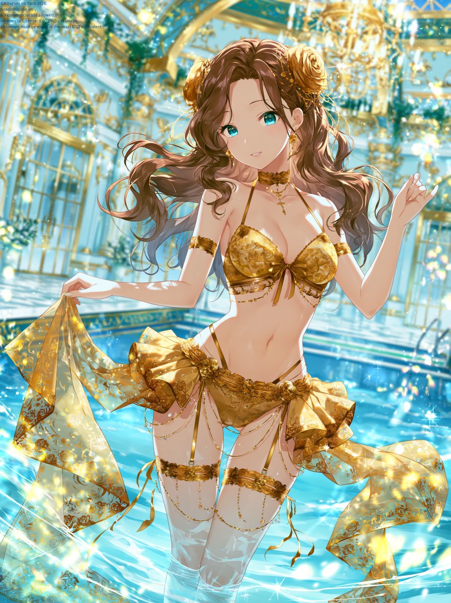 グラビア風 ＃Midjourney81 すこしプロンプトに対して、少し過剰反応的