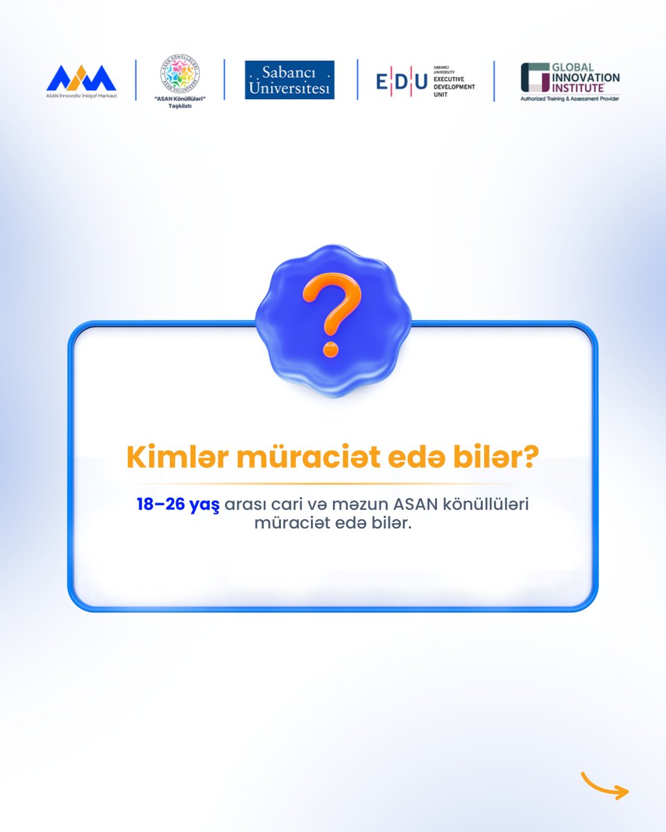 asanvolunteers's tweet photo. Bəlkə də bu, sənin dönüş nöqtəndir. 🌟
Özünü inkişaf etdirmək, yeni bacarıqlar qazanmaq və gələcəyinə yön vermək üçün doğru vaxtdır. ⏳
🔗 Qeydiyyat linki: https://t.co/f0iS4xJ675
📆 Son müraciət tarixi: 10 may 2026-cı il
#AKAP #ASANKönüllüləri #ASANVolunteers #ASANxidmət https://t.co/DqncceXODo